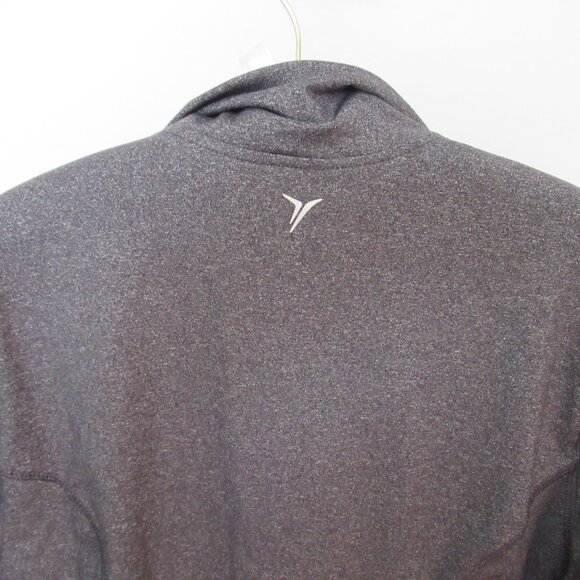 Old Navy Active gray fitted zip front long sleeve windbreaker jacket *Sz L* - Picture 6 of 7